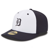 New Era Detroit Tigers Home Navy 59Fifty Low Crown Authentic Collection Diamond Era Batting Practice Fitted Hat