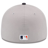 New Era Detroit Tigers Road Gray 59Fifty Low Crown Authentic Collection Batting Practice Fitted Hat