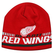 New Era Detroit Red Wings Red Team Swagger Knit Hat