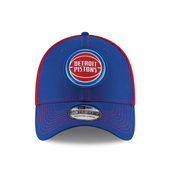 New Era Detroit Pistons Blue 39Thirty Fan Mesh Flex Hat