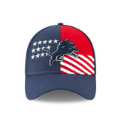 New Era Detroit Lions Navy 39Thirty Draft Day Spotlight Flex Hat