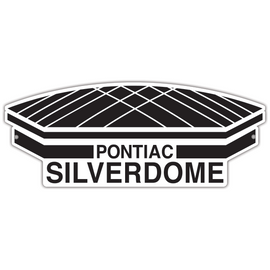 Authentic Street Signs Pontiac Silverdome 12” Steel Logo Sign