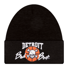 Detroit Bad Boys Black Cuffed Knit Hat Detroit Bad Boys Black Cuffed Knit Hat