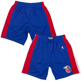 Detroit Pistons Mitchell & Ness 2003-04 Swingman Shorts - Royal Detroit Pistons Mitchell & Ness 2003-04 Swingman Shorts - Royal