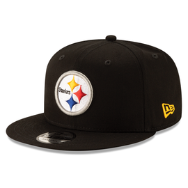 New Era Pittsburgh Steelers Black 9Fifty Basic Snapback Hat