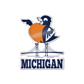 MI Culture Michigan Robin Acrylic Magnet MI Culture Michigan Robin Acrylic Magnet