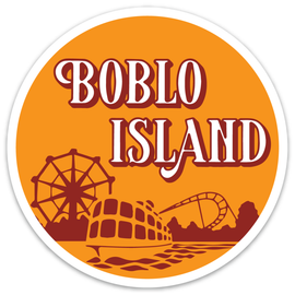 MI Culture Orange Boblo Island Vinyl Decal MI Culture Orange Boblo Island Vinyl Decal