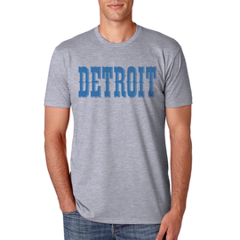 Men's Starter Gray Detroit Lions Word Graphic T-Shirt