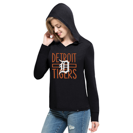 Detroit Tigers Heather Zip Up Hoodie - 194089628764