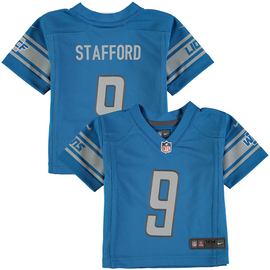 Men's Nike Matthew Stafford Blue Detroit Lions Therma Long Sleeve Player  Jersey