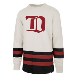 Men's Starter Red/Black Detroit Red Wings Draft Fleece Raglan