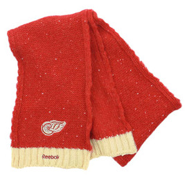 Reebok Detroit Red Wings Women's Red 2014 Winter Classic Knit Scarf Reebok Detroit Red Wings Women's Red 2014 Winter Classic Knit Scarf