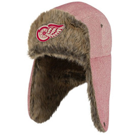 CCM Detroit Red Wings Red 2014 Winter Classic Striped Trooper Hat