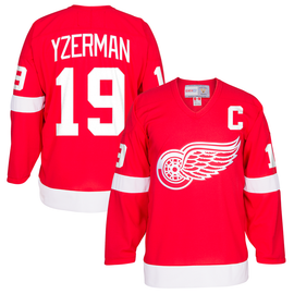 HENRIK ZETTERBERG Signed Reebok Red Detroit Red Wings Jersey with Captain C  - NHL Auctions