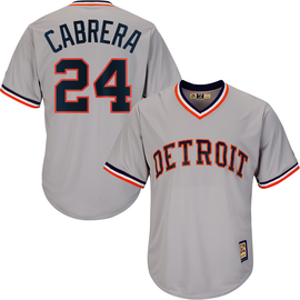 Detroit Tigers Miguel Cabrera Gray Authentic Player Road 2020 Jersey