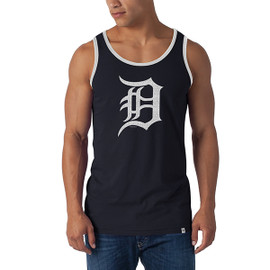 Detroit Tigers New Era Muscle Tank Top - Heathered Navy