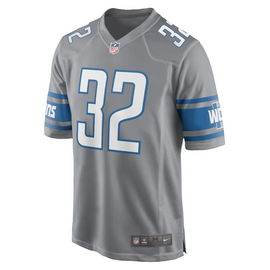 Reebok Detroit Lions Blue Calvin Johnson Replica Jersey - Gameday