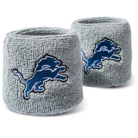 Detroit Lions Franklin Sports Two-Pack Wristband Set Detroit Lions Franklin Sports Two-Pack Wristband Set