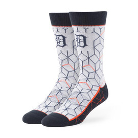 47 Brand Detroit Tigers Gray Beehive Fuse Socks