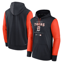 Detroit Tigers Heather Zip Up Hoodie - 194089628764