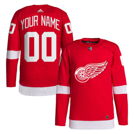 Detroit Red Wings Personalized Custom Adidas Camo Military