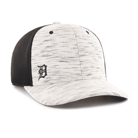 Detroit Tigers 47 Brand Cooperstown Wordmark Clean Up Adjustable Hat- Dark  Gray