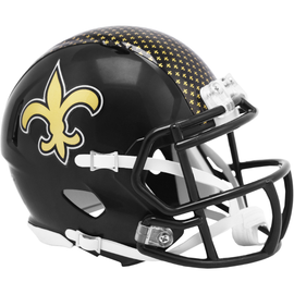 New Orlean Saints Riddell 2022 Alternate Mini Speed Helmet New Orlean Saints Riddell 2022 Alternate Mini Speed Helmet