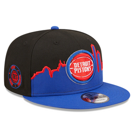 Men's Mitchell & Ness Heathered Gray/Black Detroit Pistons Underpop Snapback Hat