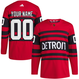 Men's Carolina Hurricanes adidas Red Home Authentic Blank Jersey