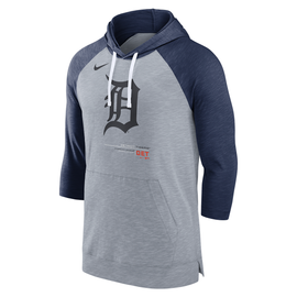 Detroit Tigers Men's Fundamentals Walk Off Full Zip Hoodie - 196686094195