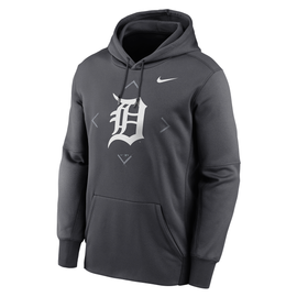 Men's Stitches Navy/Orange Detroit Tigers Team Full-Zip Hoodie