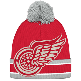 Detroit Red Wings Men's Adidas Coach Beanie - Detroit City Sports