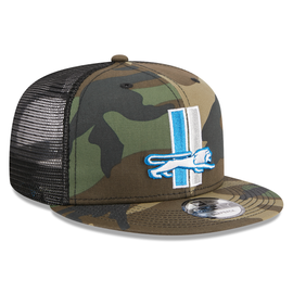 Detroit Lions New Era 2020 Salute to Service 9FIFTY Snapback Adjustable Hat  - Heather Black