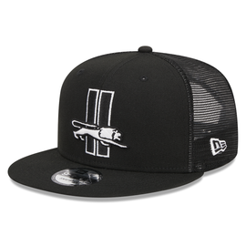 Detroit Lions New Era Vintage Trucker Evergreen 9Fifty Snapback Hat - Black Detroit Lions New Era Vintage Trucker Evergreen 9Fifty Snapback Hat - Black