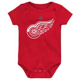 Detroit Red Wings Outerstuff Newborn & Infant Team Logo Bodysuit - Red Detroit Red Wings Outerstuff Newborn & Infant Team Logo Bodysuit - Red
