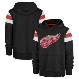 Detroit Red Wings '47 Premier Nico Pullover Hoodie - Black