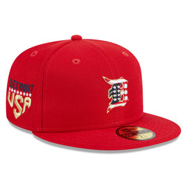 Detroit Tigers New Era 2023 4th of July 59FIFTY Fitted Hat - Scarlet
