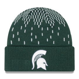 Michigan State Spartans New Era Freeze Cuff Knit Hat - Green Michigan State Spartans New Era Freeze Cuff Knit Hat - Green