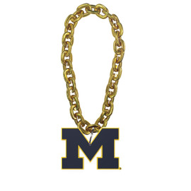 Michigan Wolverines Aminco Fan Chain - Gold Michigan Wolverines Aminco Fan Chain - Gold