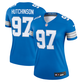 Aidan Hutchinson Detroit Lions Nike Women's Legend Jersey - Blue