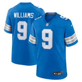Jameson Williams Detroit Lions Nike Game Jersey - Blue Jameson Williams Detroit Lions Nike Game Jersey - Blue