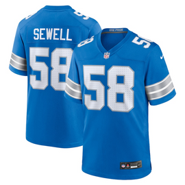 Penei Sewell Detroit Lions Youth Game Jersey - Blue