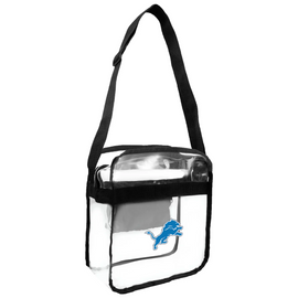 Detroit Lions Little Earth Clear Carryall Crossbody Bag Detroit Lions Little Earth Clear Carryall Crossbody Bag
