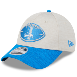 Detroit Lions New Era 2024 Sideline Historic 9FORTY Stretch-Snap Hat - Stone/Blue Detroit Lions New Era 2024 Sideline Historic 9FORTY Stretch-Snap Hat - Stone/Blue