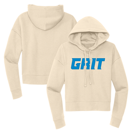 GRIT MI Culture Women's Cropped Pullover Hoodie - Natural GRIT MI Culture Women's Cropped Pullover Hoodie - Natural
