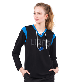 Detroit Lions G-III 4Her Women's Icing II Long Sleeve T-Shirt - Black Detroit Lions G-III 4Her Women's Icing II Long Sleeve T-Shirt - Black