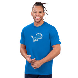 Detroit Lions Starter Primary Logo T-Shirt - Blue Detroit Lions Starter Primary Logo T-Shirt - Blue