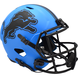 Detroit Lions Riddell Rave Full-Size Replica Speed Helmet Detroit Lions Riddell Rave Full-Size Replica Speed Helmet