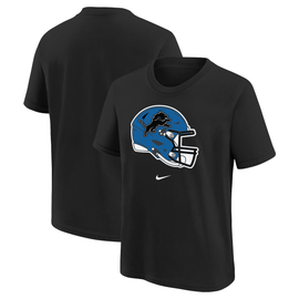 Detroit Lions Nike Youth Helmet T-Shirt - Black Detroit Lions Nike Youth Helmet T-Shirt - Black