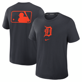 Detroit Tigers Nike Authentic Collection Early Work Tri-Blend T-Shirt - Navy
